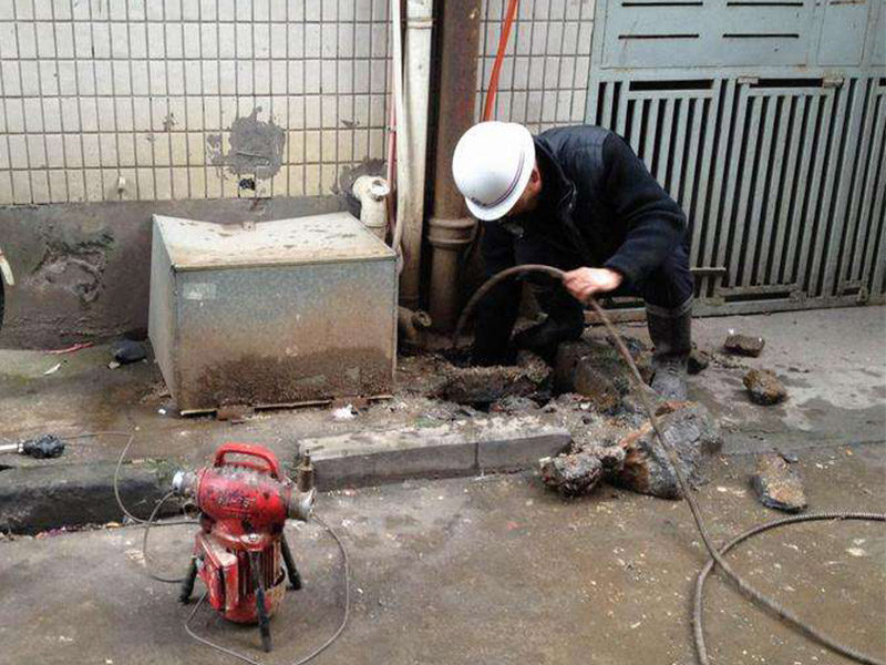 万山疏通下水道-洗菜池疏通